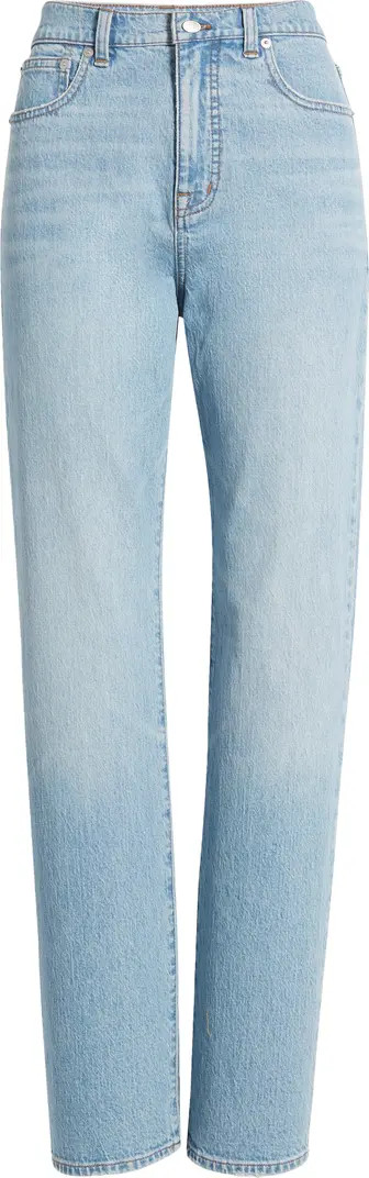 Madewell The '90s High Waist Straight Leg Jeans | Nordstrom | Nordstrom