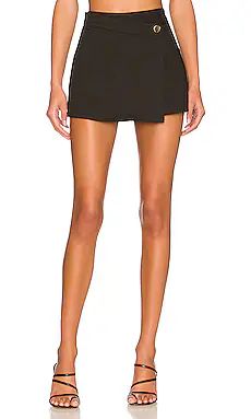 MORE TO COME Demi Wrap Skort in Black from Revolve.com | Revolve Clothing (Global)