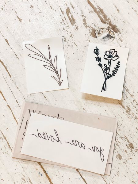 The prettiest hand-drawn temporary tattoos! Would make a sweet Galentine’s gift! 

#LTKSeasonal #LTKMostLoved #LTKGiftGuide