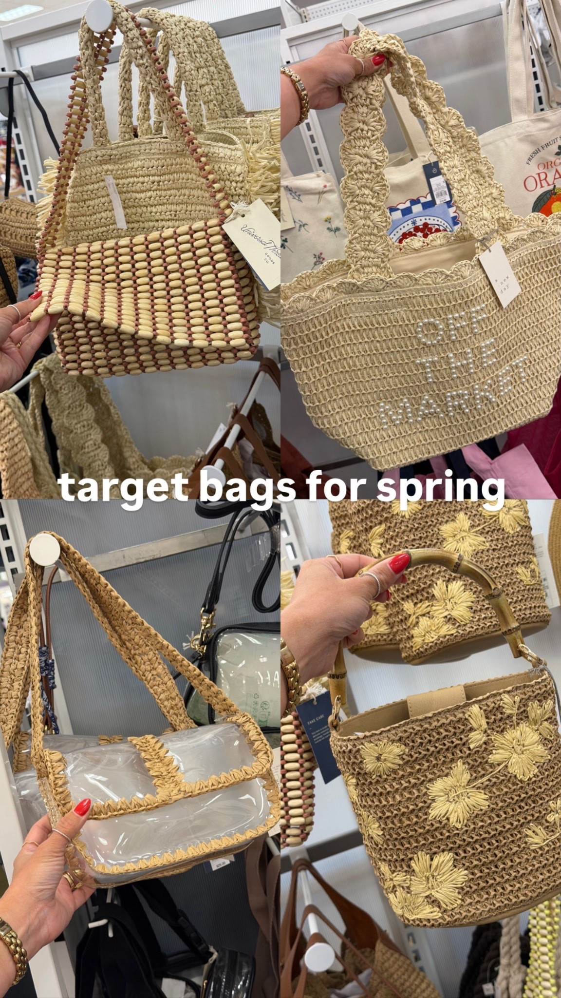 Here’s some @Target bag inspo for spring!! They have the cutest bags right now I’m obsessed!!

#LTKgrwm #LTKootd #LTKdayinmylife