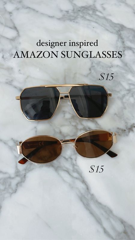 Designer inspired sunglasses from amazon