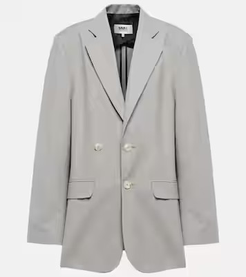 Single-breasted cotton and silk blazer | Mytheresa (US/CA)