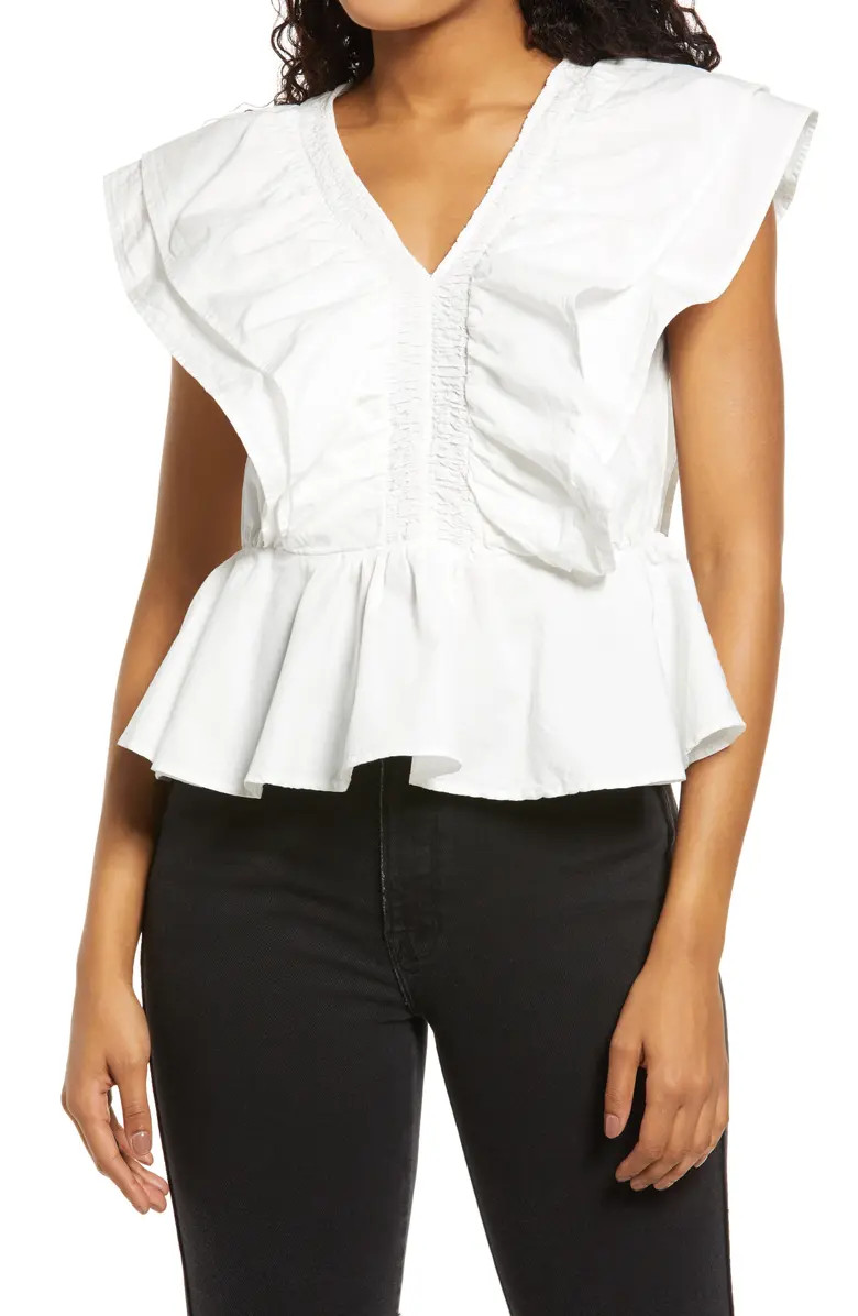 Organic Cotton Ruffle Top | Nordstrom