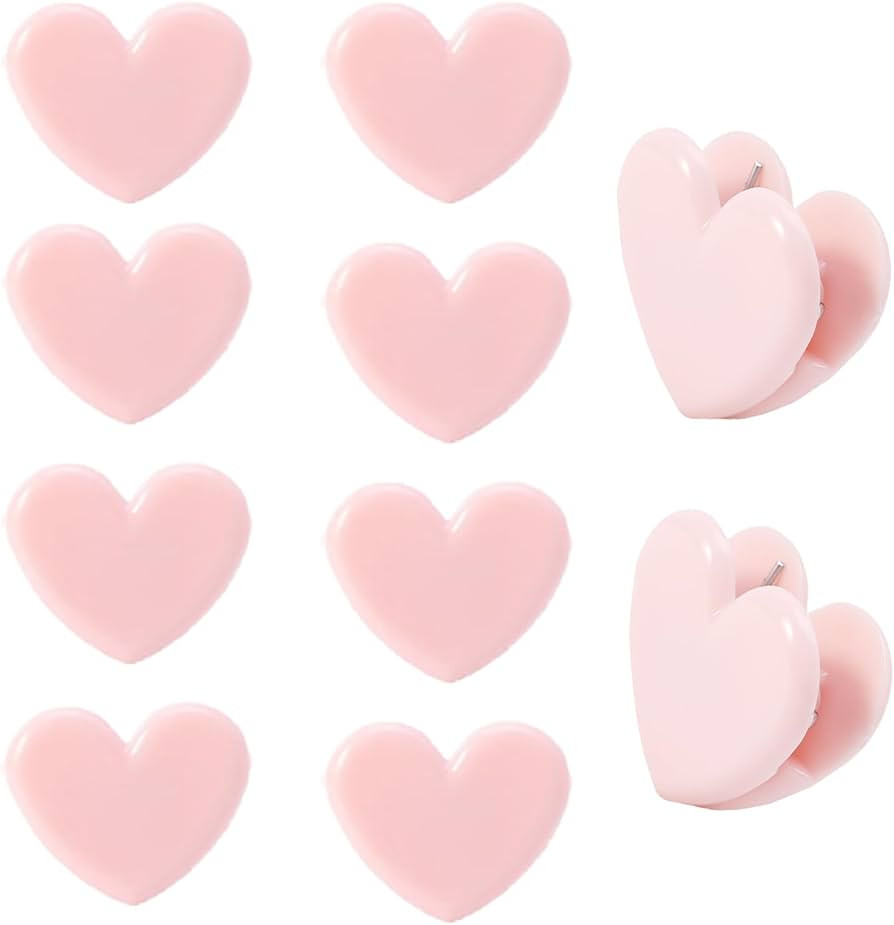 30pcs Heart Shaped Binder Clips,Mini Decorative Paper Clips,Paper and Bag Clips for Coffee Office... | Amazon (US)