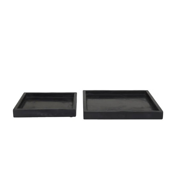 Edwenna Marble Tray - Set of 2 | Wayfair North America
