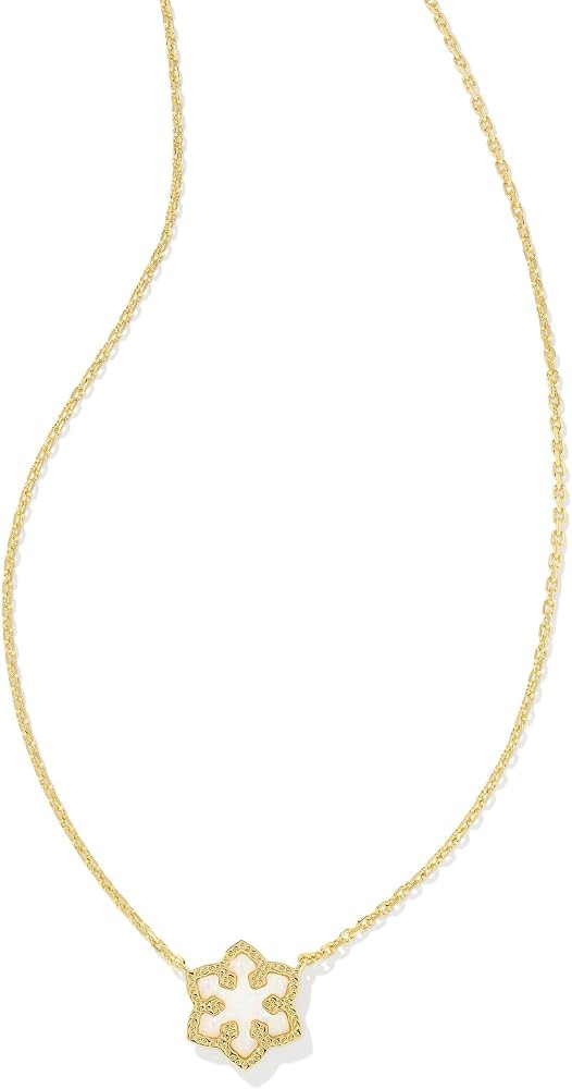 Kendra Scott, Womens, Snowflake Pendant Necklace, Gold White Opal, One Size | Amazon (US)