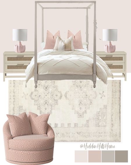 Modern-transitional bedroom mood board, teen girls bedroom, canopy bed for teen girls, girls bedroom decor #bedroom #canopy #bed

#LTKsalealert #LTKhome #LTKkids