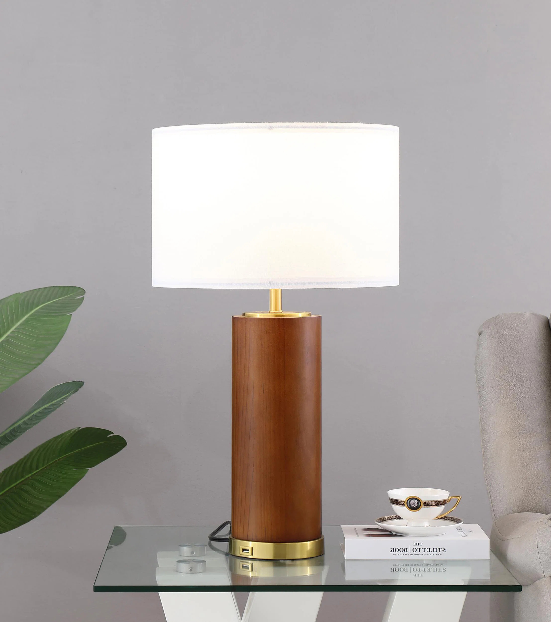 Boxborough USB Table Lamp | Wayfair North America