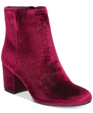 Rebel by Zigi Nanon Block-Heel Booties Women's Shoes | Macys (US)