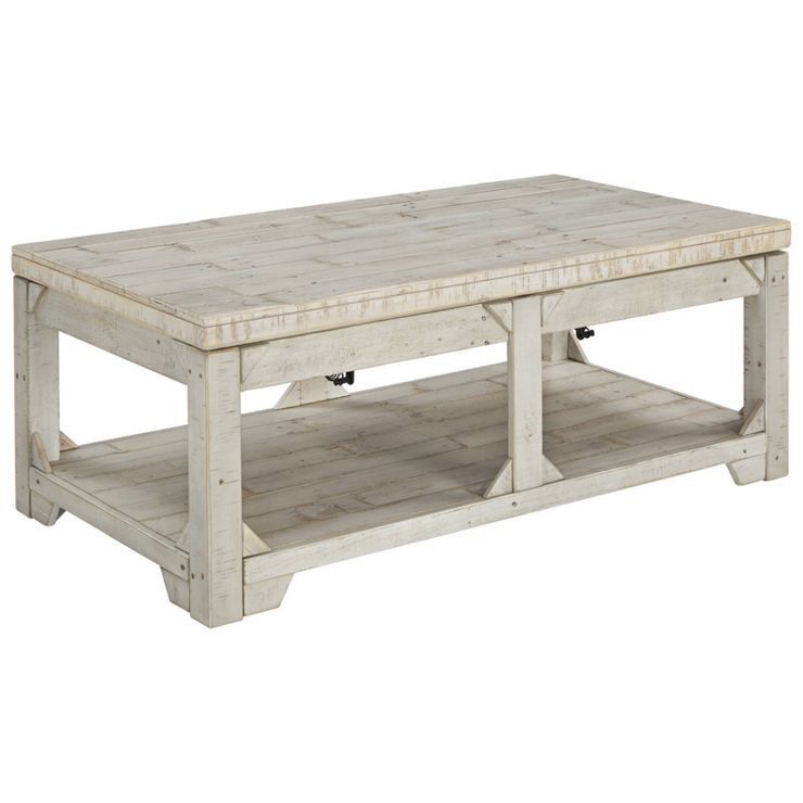 Fregine Lift Top Cocktail Table White - Signature Design by Ashley | Target