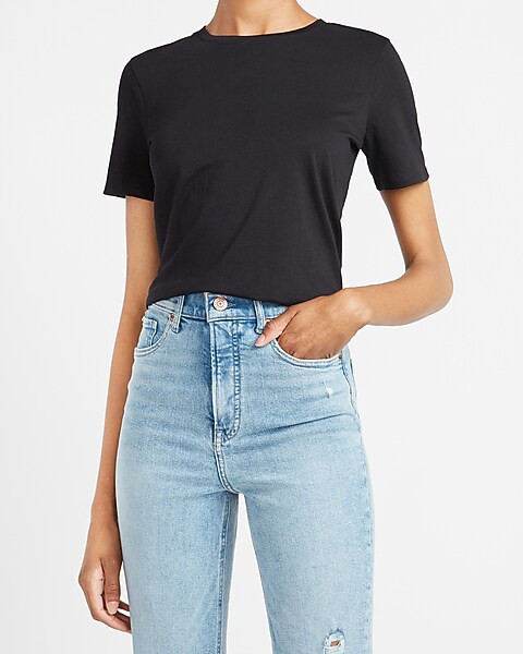 Skimming Crew Neck Tee | Express