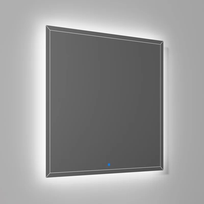 Vershawn LED Backlit Frameless Lighted Bathroom Vanity Wall Mounted Mirror | Wayfair North America