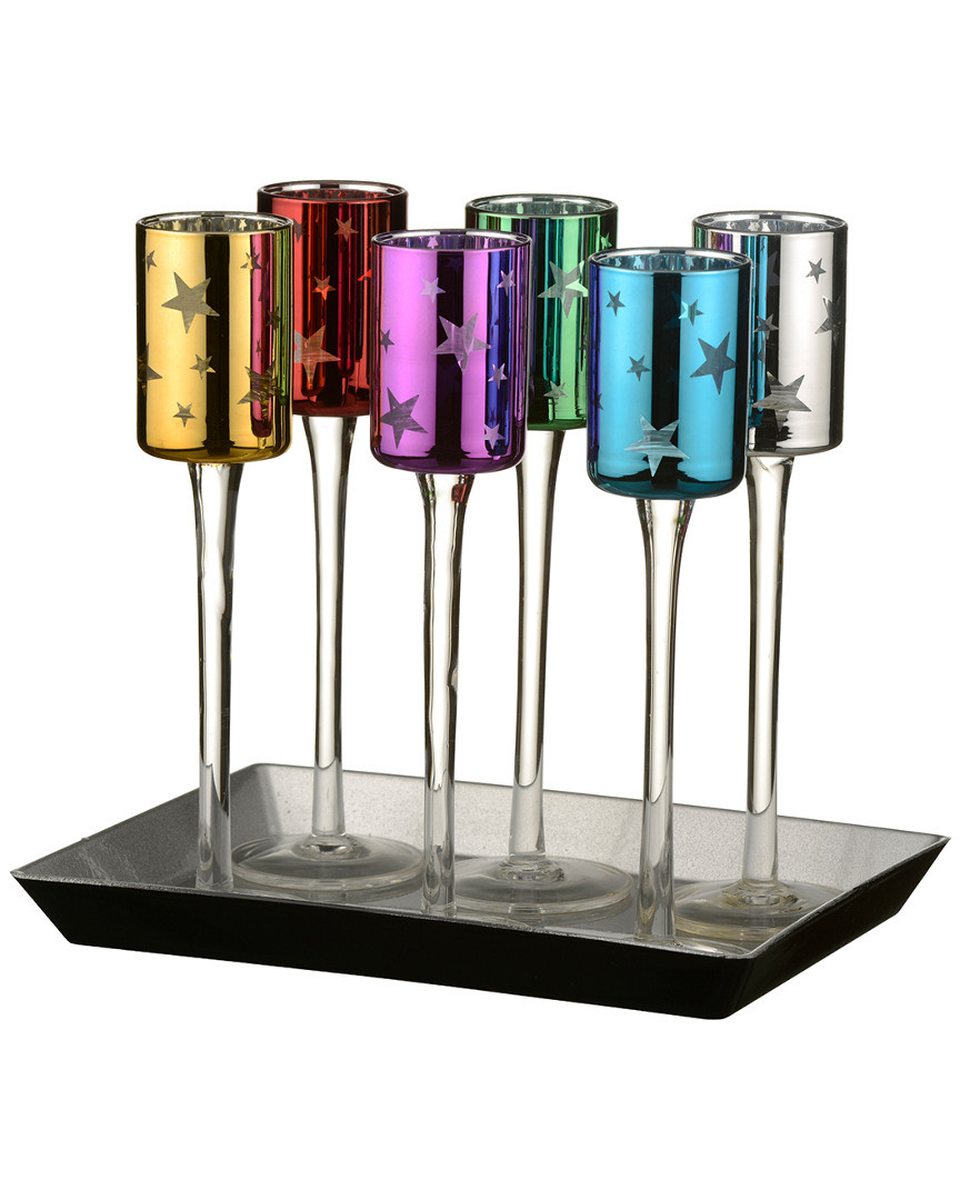 Artland Stars Cylinder Cordial Set | Gilt