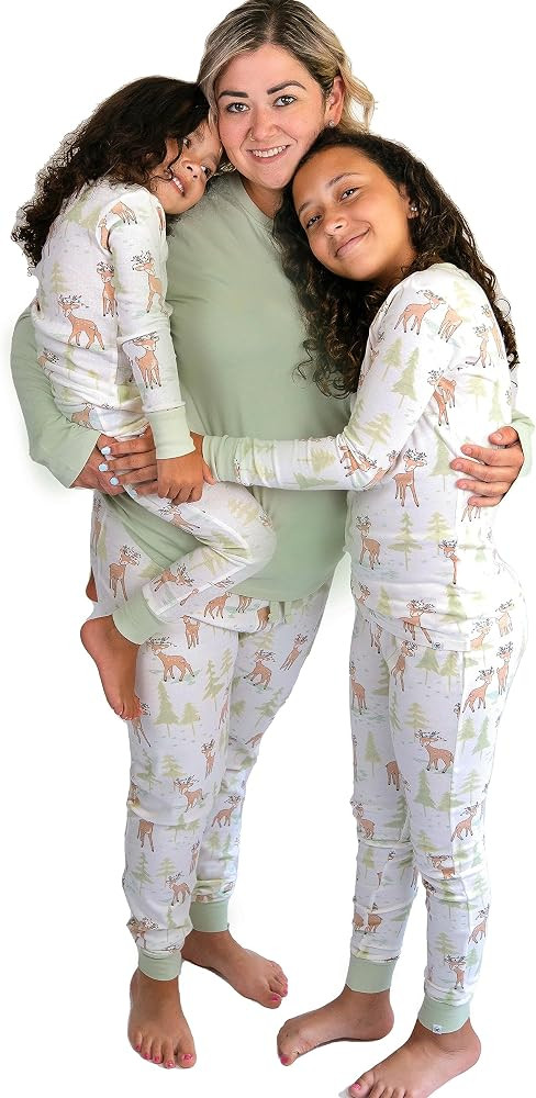 HonestBaby Family Matching Holiday Pajamas Organic Cotton for Men, Women, Kids, Toddlers, Baby Bo... | Amazon (US)