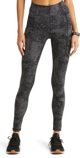 Zella Jacquard High Waist Pocket Leggings | Nordstrom | Nordstrom