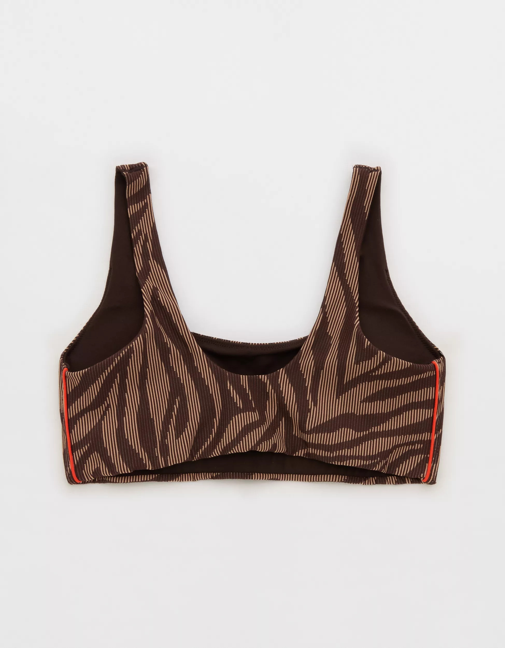 OFFLINE By Aerie Stripe Rib Classic Sports Bra | Aerie
