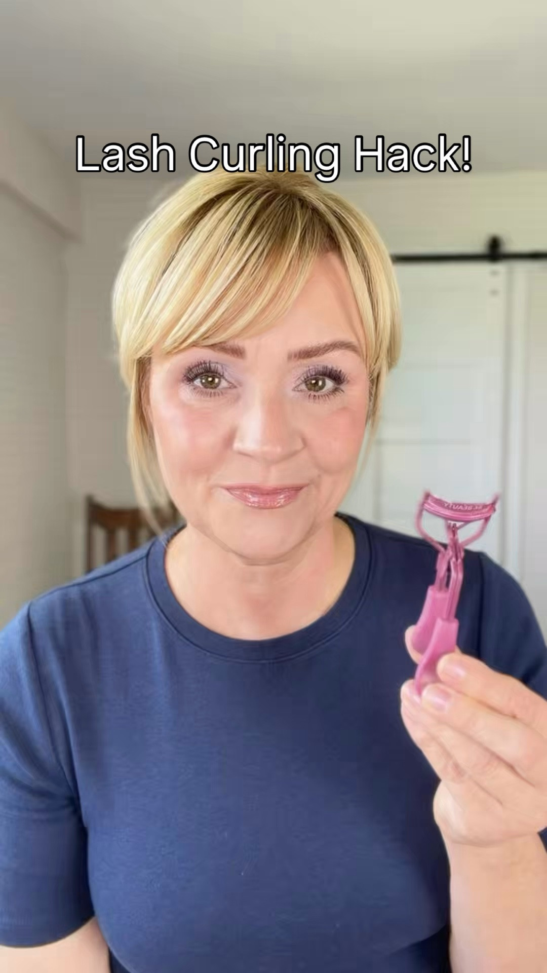 Lash curling hack.  
Here is my favorite lash curler and mascara.

#LTKBeauty #LTKOver40