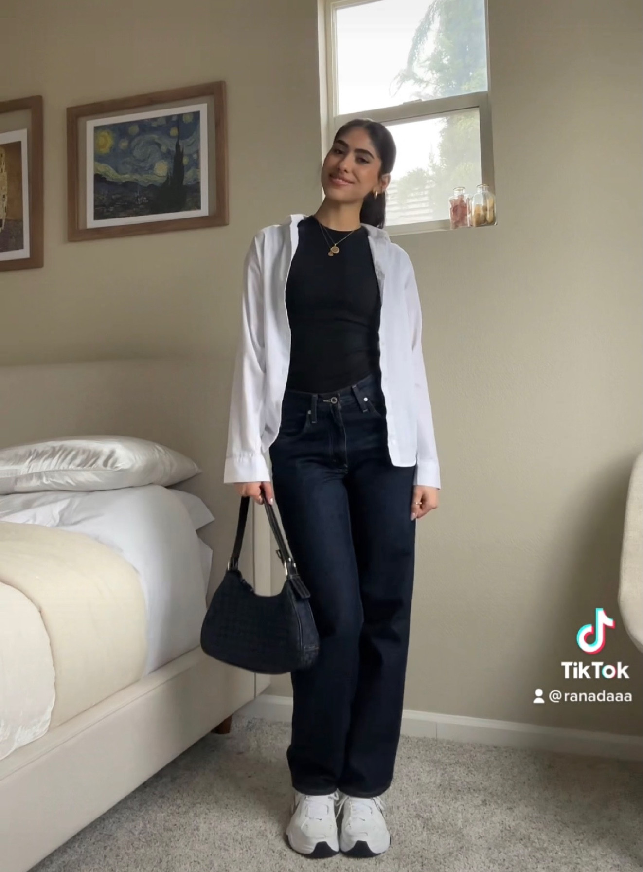 Casual OOTD | levi’s silvertab baggy denim - oversized button up - nike monarch 

#LTKstyletip #LTKFind #LTKfit