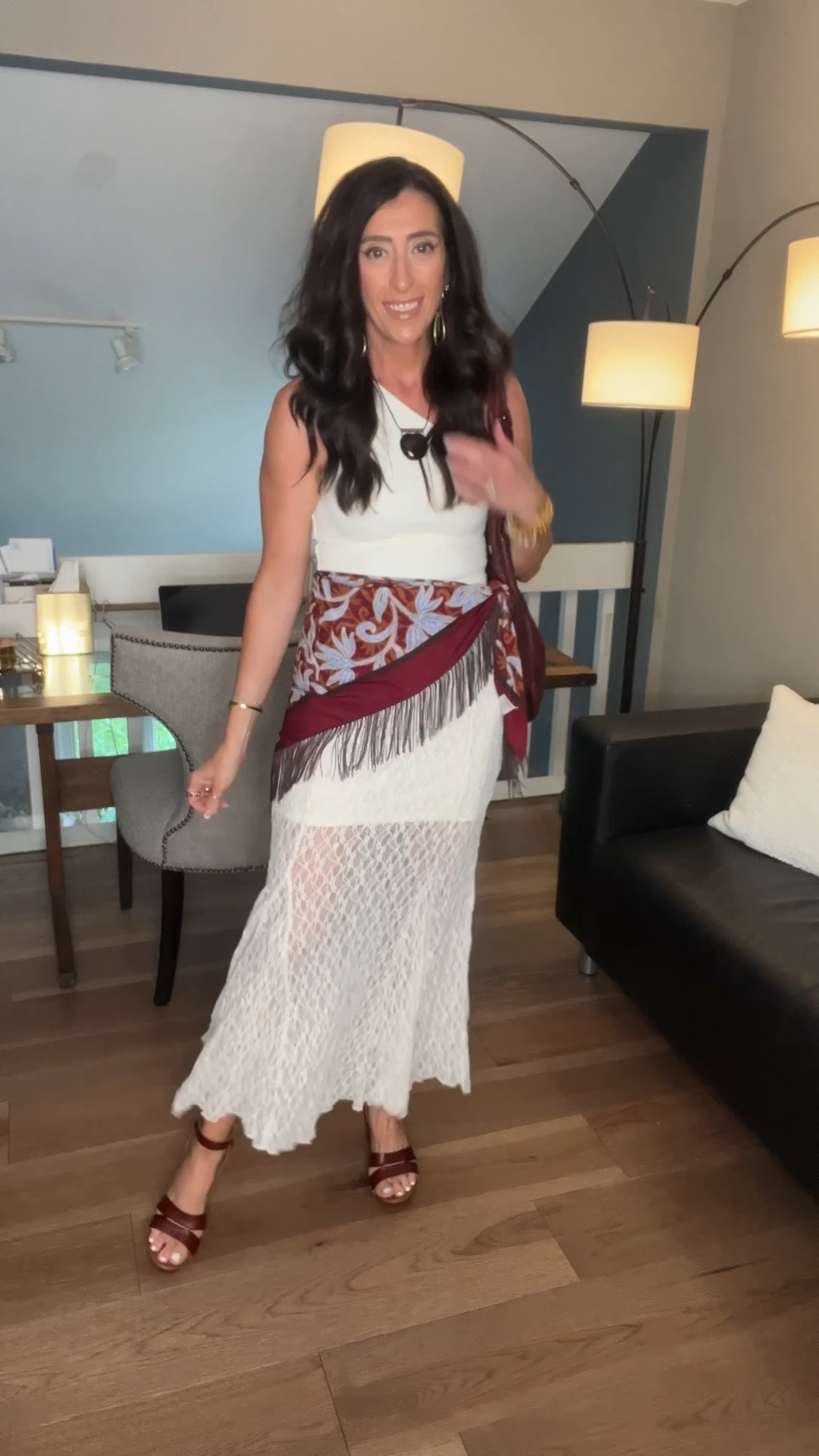 Heading to Cincinnati Homearama where I pretend to be super interested in buying one of the homes, but really I’m just judging for the best basement….

As I was getting, I was thinking about my momma. She had great style. Tonight, I decided to wear some of her jewelry & accessories…always makes me feel a little closer to her 🫶🏻