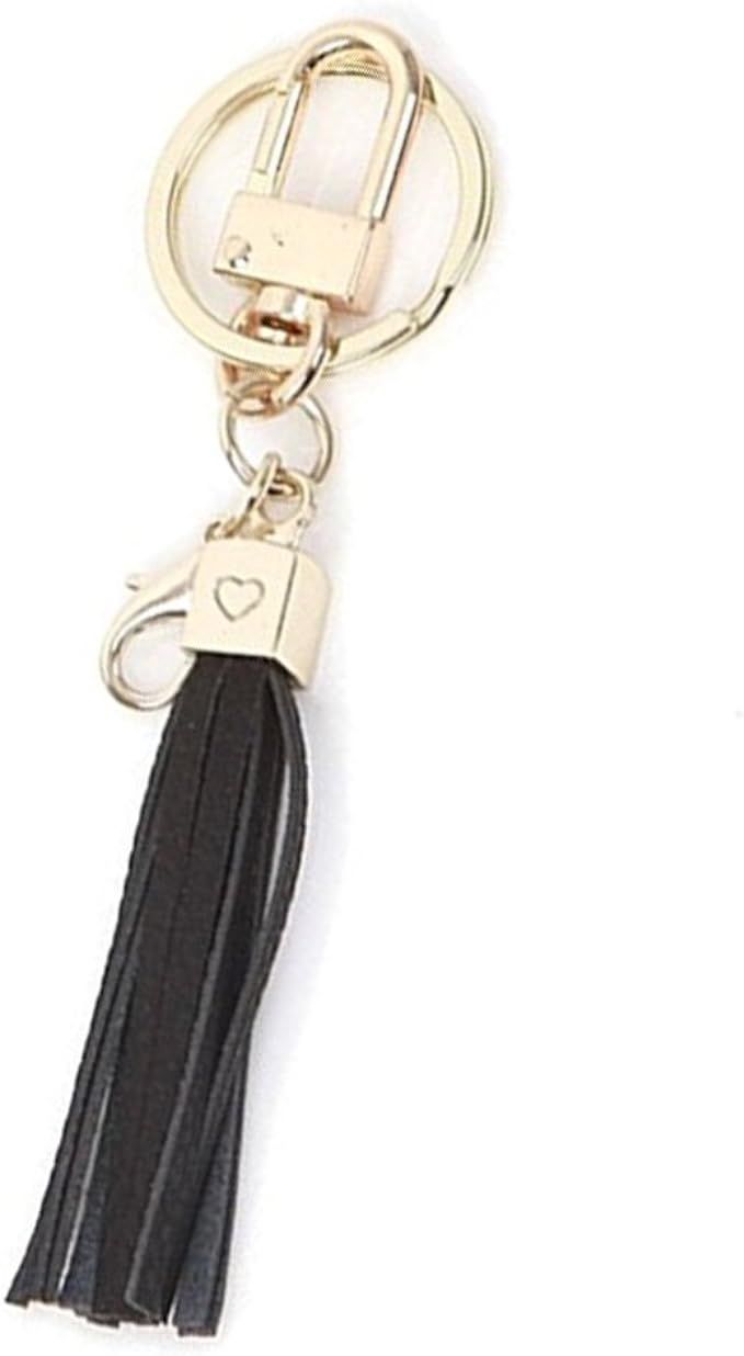 Womens's Leather Tassel Charm Women Handbag Wallet Accessories Key Rings | Amazon (US)
