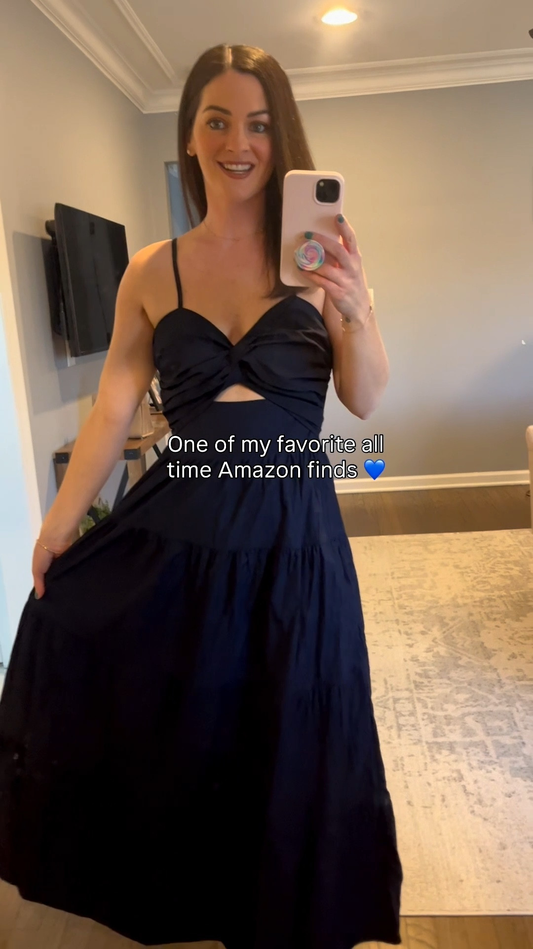 One of my all time favorite finds from @amazonfindsandfashion 
This maxi dress is such a summer staple 💙 The front cutout adds the cutest little detail without being too much, and the tie straps are fully adjustable. The fabric is super lightweight, making it a great option for hot days, and the length is perfect— I’m 5’3” and it fits so well without overwhelming my frame 🙌 wearing a size small 

 #PetiteFashion #PetiteStyle #MaxiDress #AmazonFashion #SummerOutfits #PetiteFriendly #EffortlessStyle #WarmWeatherLooks

#LTKTravel #LTKFestival #LTKPetite