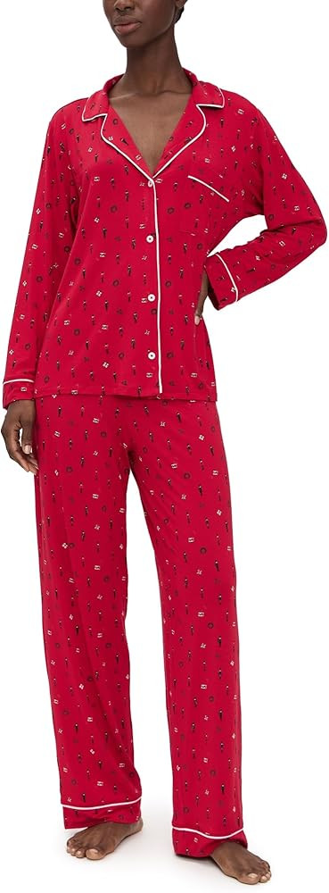 Eberjey Women's Gisele Printed Long PJ Set | Amazon (US)