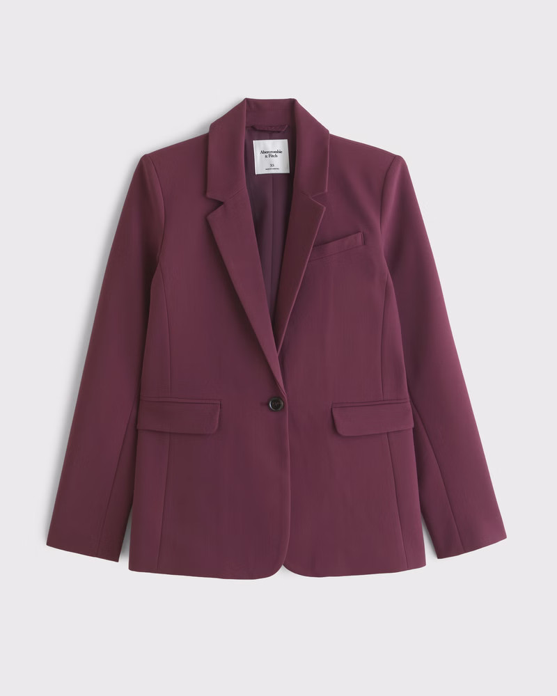 Women's Classic Suiting Blazer | Women's Coats & Jackets | Abercrombie.com | Abercrombie & Fitch (US)