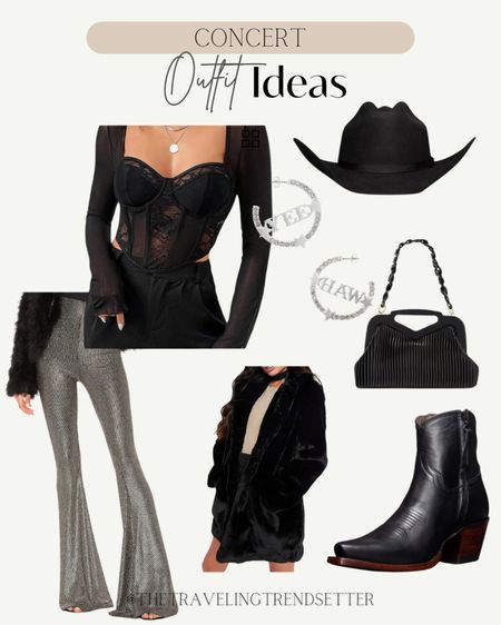 Concert outfit, ideas, country concert, outfit, ideas, Houston rodeo outfit, ideas for coat for jacket, cowboy hat, purse, hoop, earrings, Lainey Wilson, outfit bells, bellbottoms to Cova booties cowgirl boots, cowboy boots, Nashville, rodeo, western fashion Nfr

#LTKfindsunder100 #LTKshoecrush #LTKstyletip