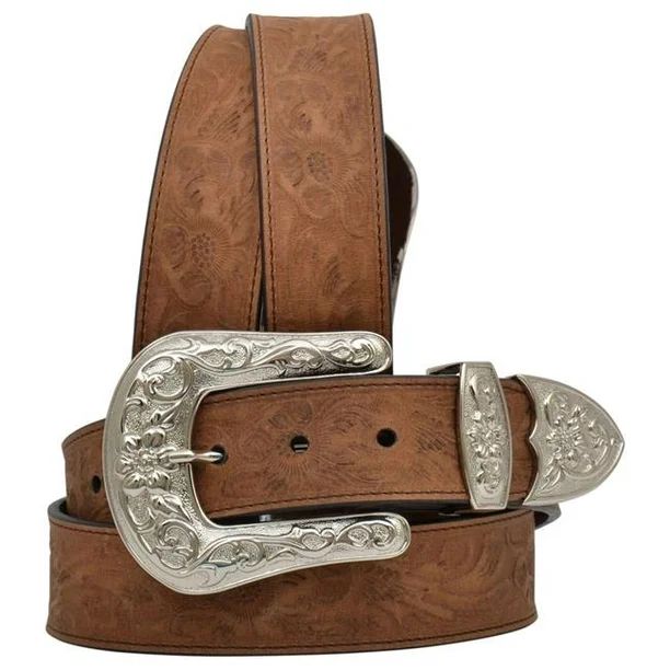 3D D122-36 Angel Ranch Womens Floral Brown Belt - Size 36 | Walmart (US)