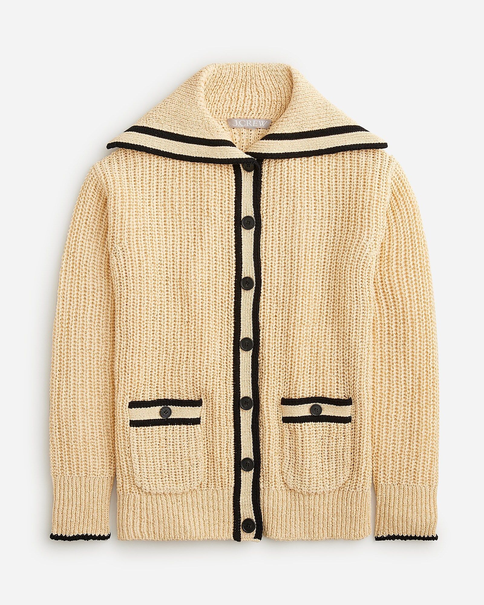 Textured sailor cardigan sweater | J. Crew US