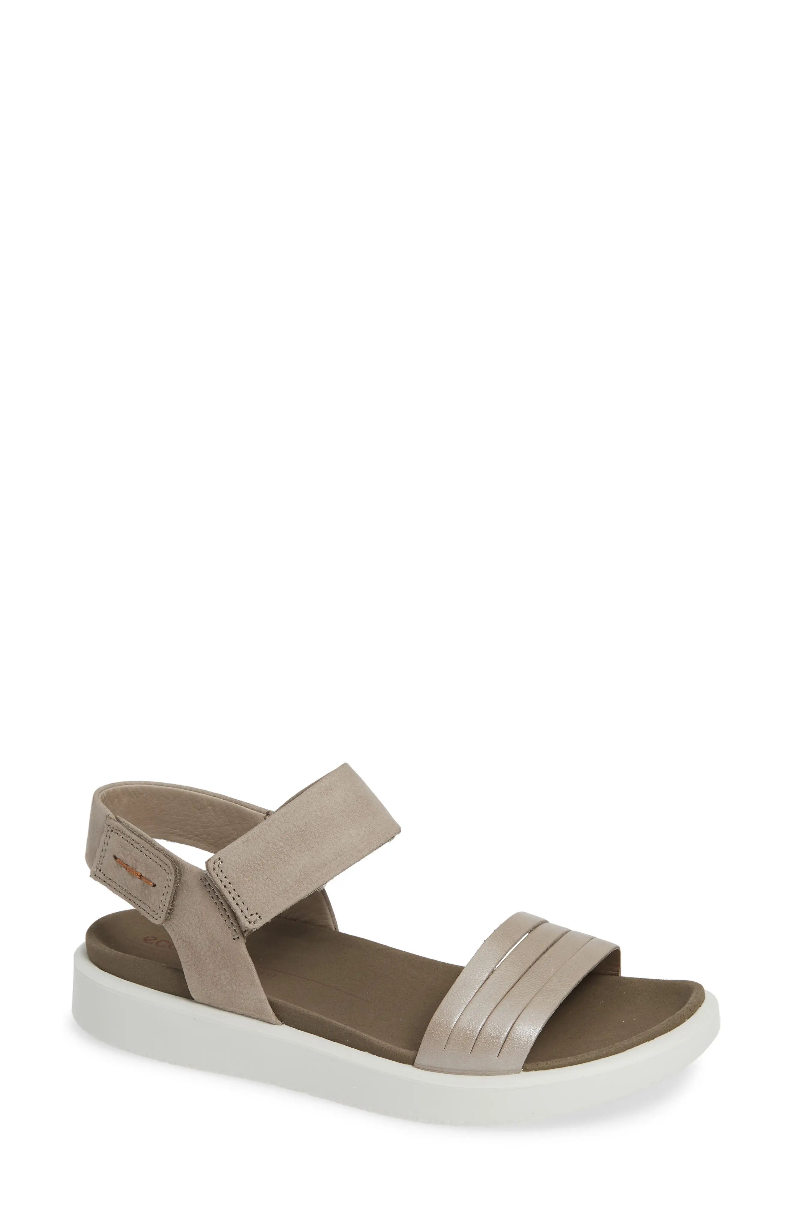 Women's Ecco Flowt Strap Sandal, Size 4-4.5US - Grey | Nordstrom