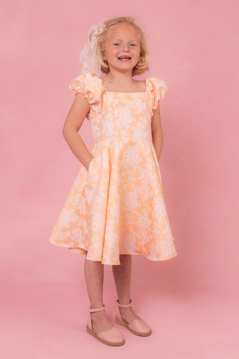 Mini Ivanna Dress in Peach | Ivy City Co