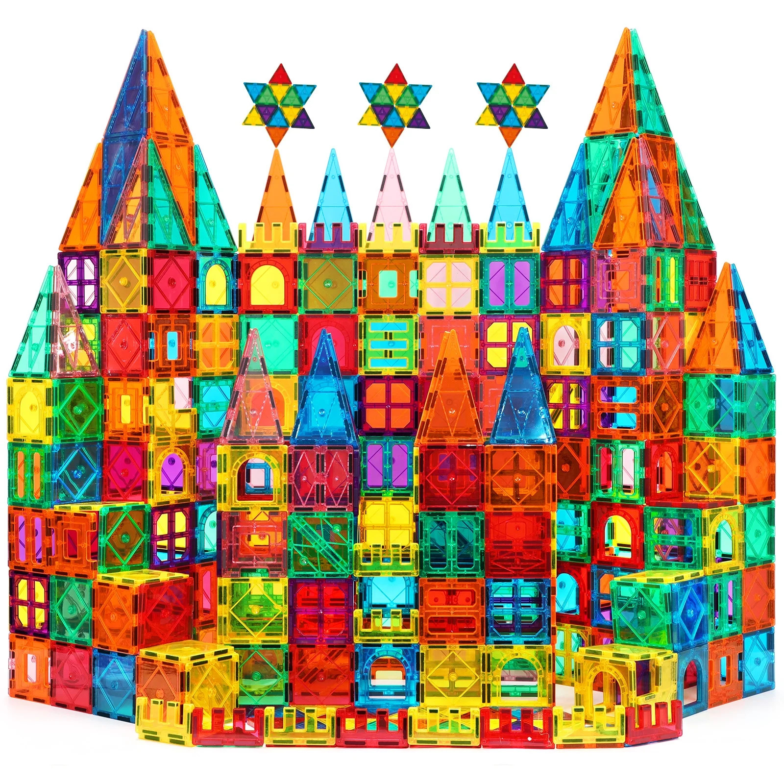 Magnetic Tiles for Kids,Educational Magnetic Building Blocks for Boys Girls, STEM Preschool Kidergarten Learning Toys | Walmart (US)