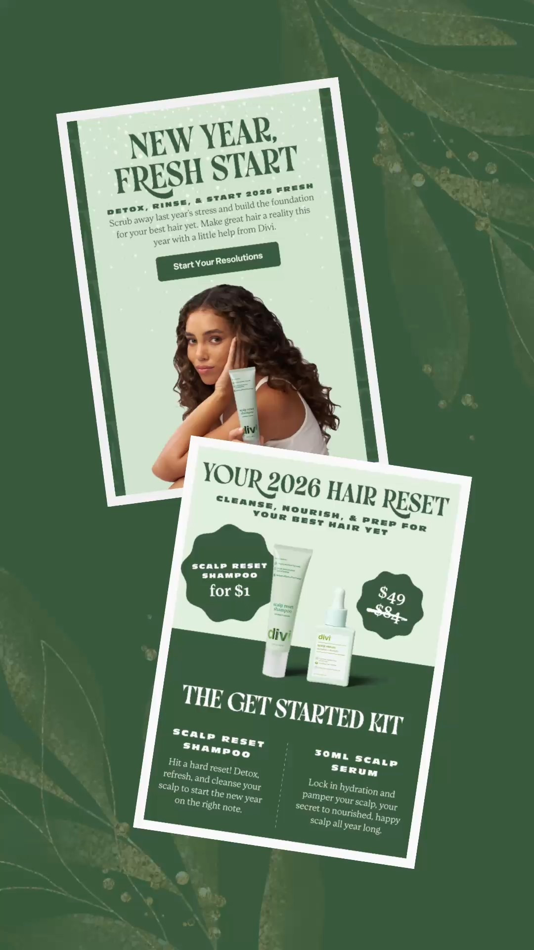 New Year, fresh hair goals ✨

If you’re starting 2026 focused on healthier hair, this Divi Get Started Kit is the perfect reset. 

It includes the Scalp Reset Shampoo to detox buildup and refresh your scalp, plus the 30ml Scalp Serum to hydrate, nourish, and support a happy scalp long-term.

This kit is such a good value right now — you’re essentially getting the shampoo for $1, making it an easy way to try Divi if you’ve been curious. 

A clean scalp = the foundation for stronger, fuller-looking hair all year long.

Perfect for anyone looking to detox their scalp, refresh their routine, or kick off a simple, effective hair reset for the new year 💚

#LTKGiftGuide #LTKdayinmylife #LTKselfcare