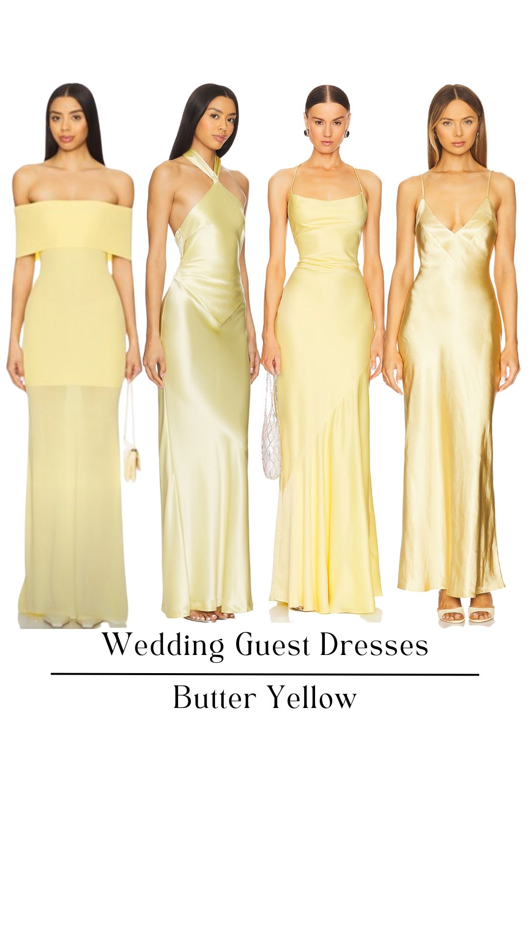 Nothing says effortlessly chic like a butter yellow dress! If you're searching for outfit inspo for your next event, these wedding guest dress ideas featuring gorgeous butter yellow tones will have you glowing all season long. #ButterYellowTrend #WeddingGuestDresses #OutfitInspo

#LTKParties #LTKWedding #LTKSeasonal