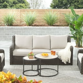 Better Homes & Gardens River Oaks 5-Piece Wicker Conversation Set | Walmart (US)