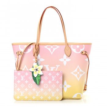 Monogram Giant By The Pool Neverfull MM Light Pink | Fashionphile