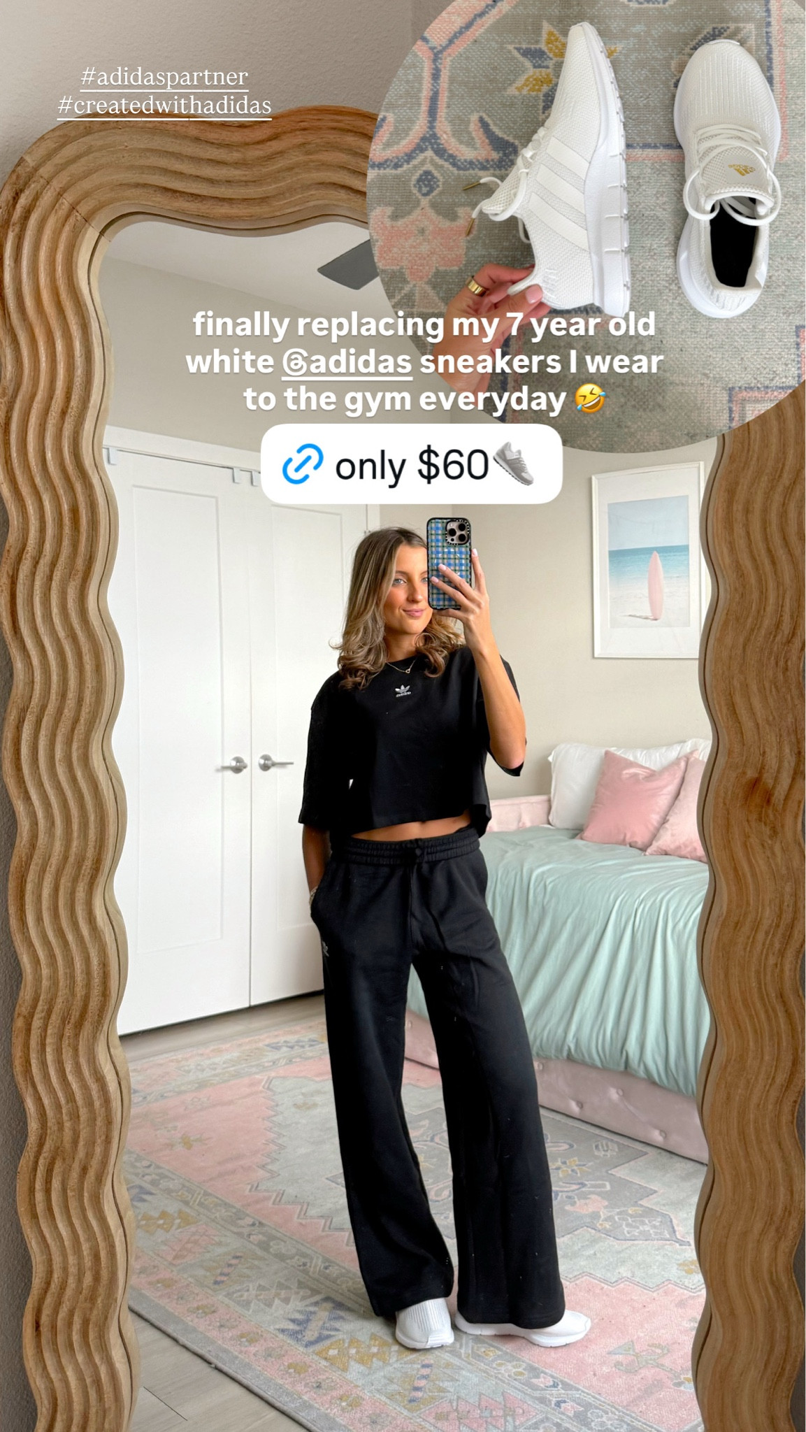 replaced my favorite running sneakers after SEVEN years - incredible quality. size down .5 @adidas #adidaspartner #createdwithadidas
