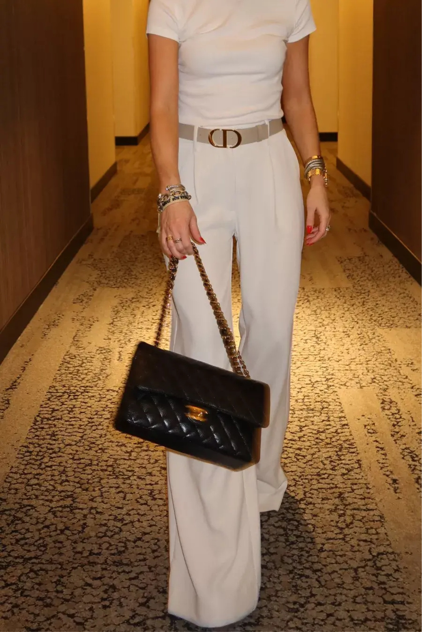 Loving this white head to toe look. Target  white tee (tts, xs) abercrombie pants. Linking similar pants in case these sale out. 

#LTKstyletip #LTKworkwear #LTKfindsunder100