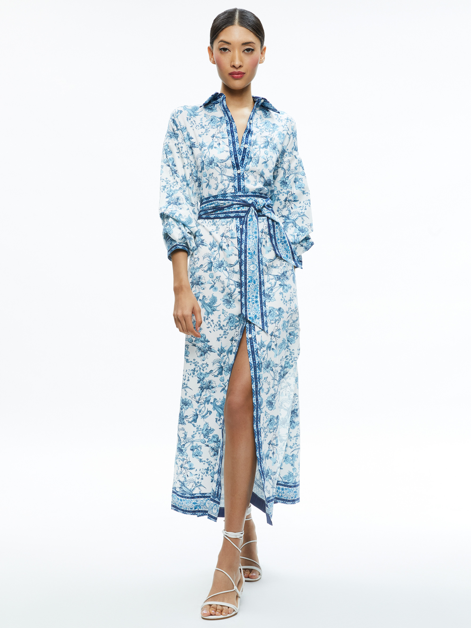 TANIKA BUTTON DOWN MAXI DRESS | Alice + Olivia