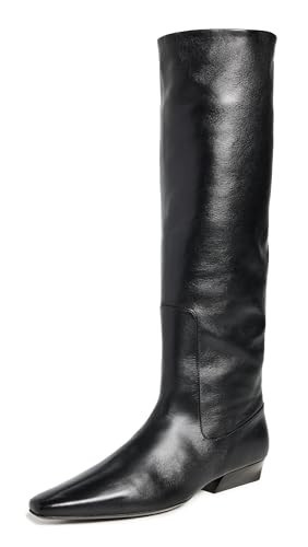 STAUD Women's Wally Flat Boots, Black, 11 Medium US | Amazon (US)