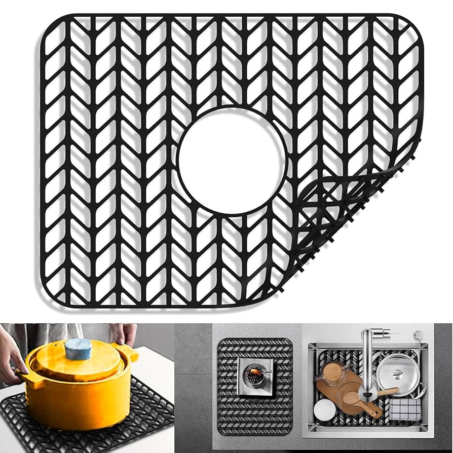 Sink protectors for kitchen sink 12"13"16"18"19"24"26"28"29"silicone sink mat| Silicone Kitchen S... | Amazon (US)