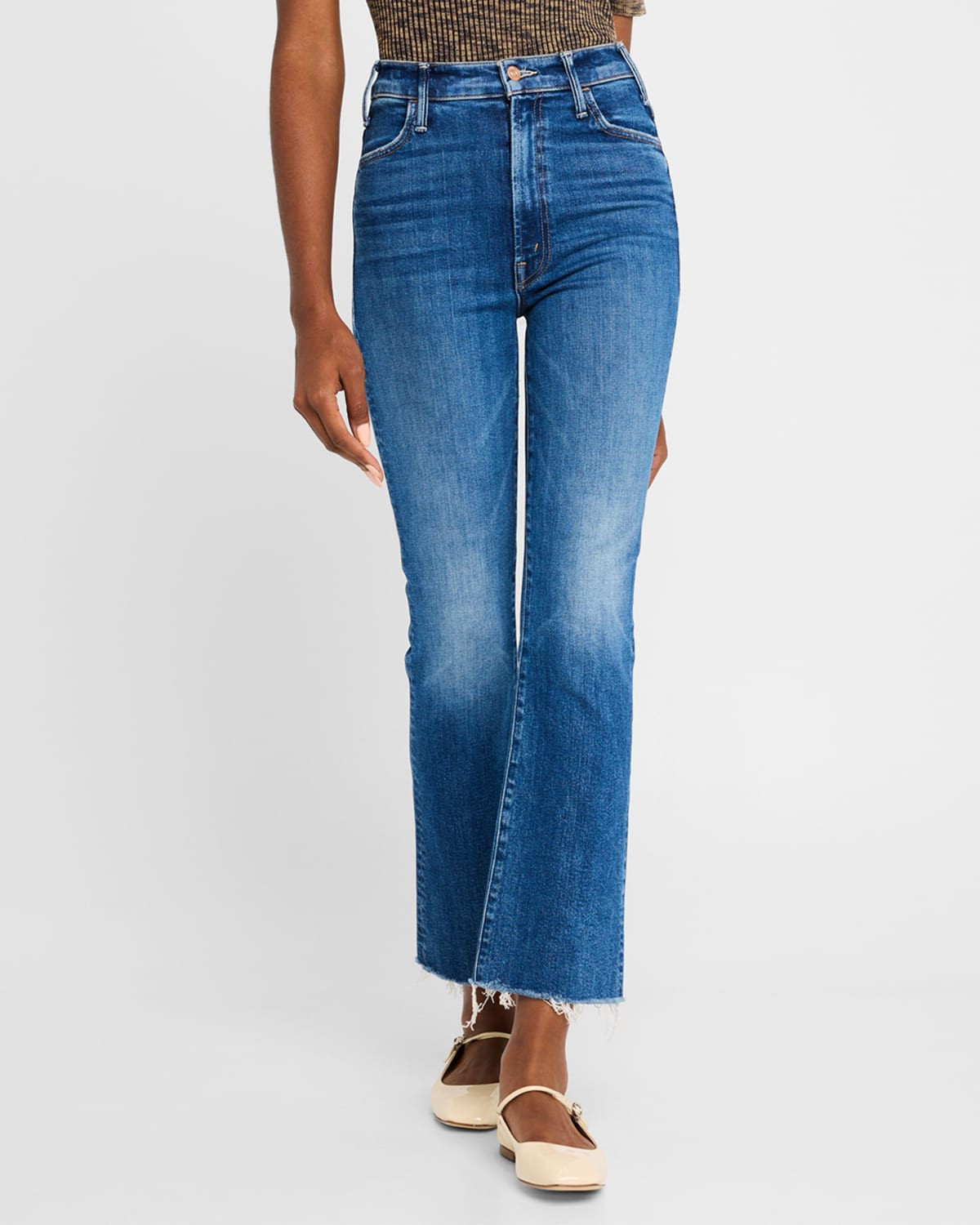 The Hustler Ankle Fray Jeans | Neiman Marcus