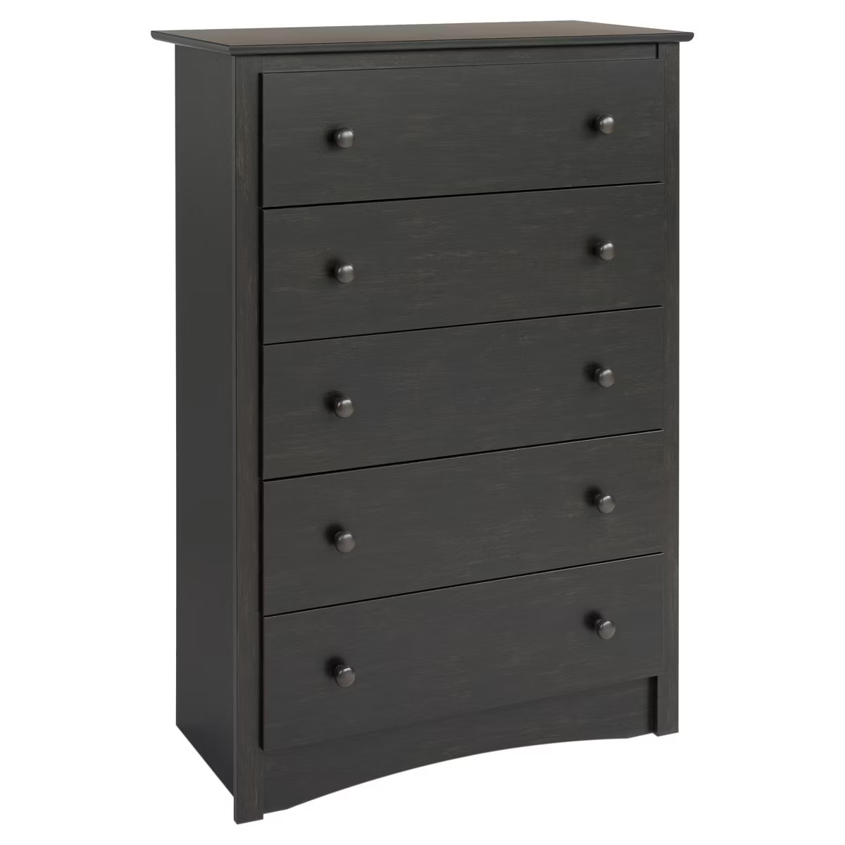 Monterey 5 Drawer Dresser Washed Black - Prepac | Target