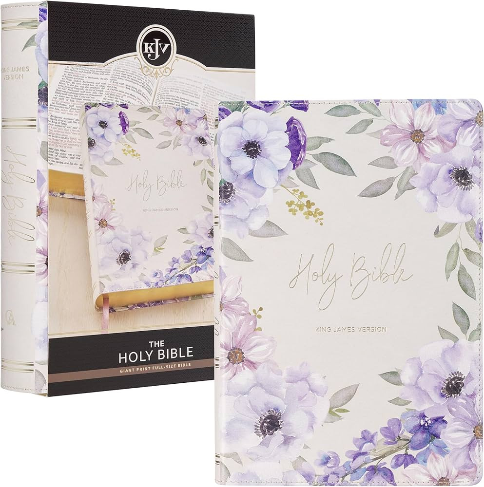 KJV Holy Bible, Giant Print Full-size Red Letter Edition, Thumb Index Tabs & Ribbon Marker, King ... | Amazon (US)