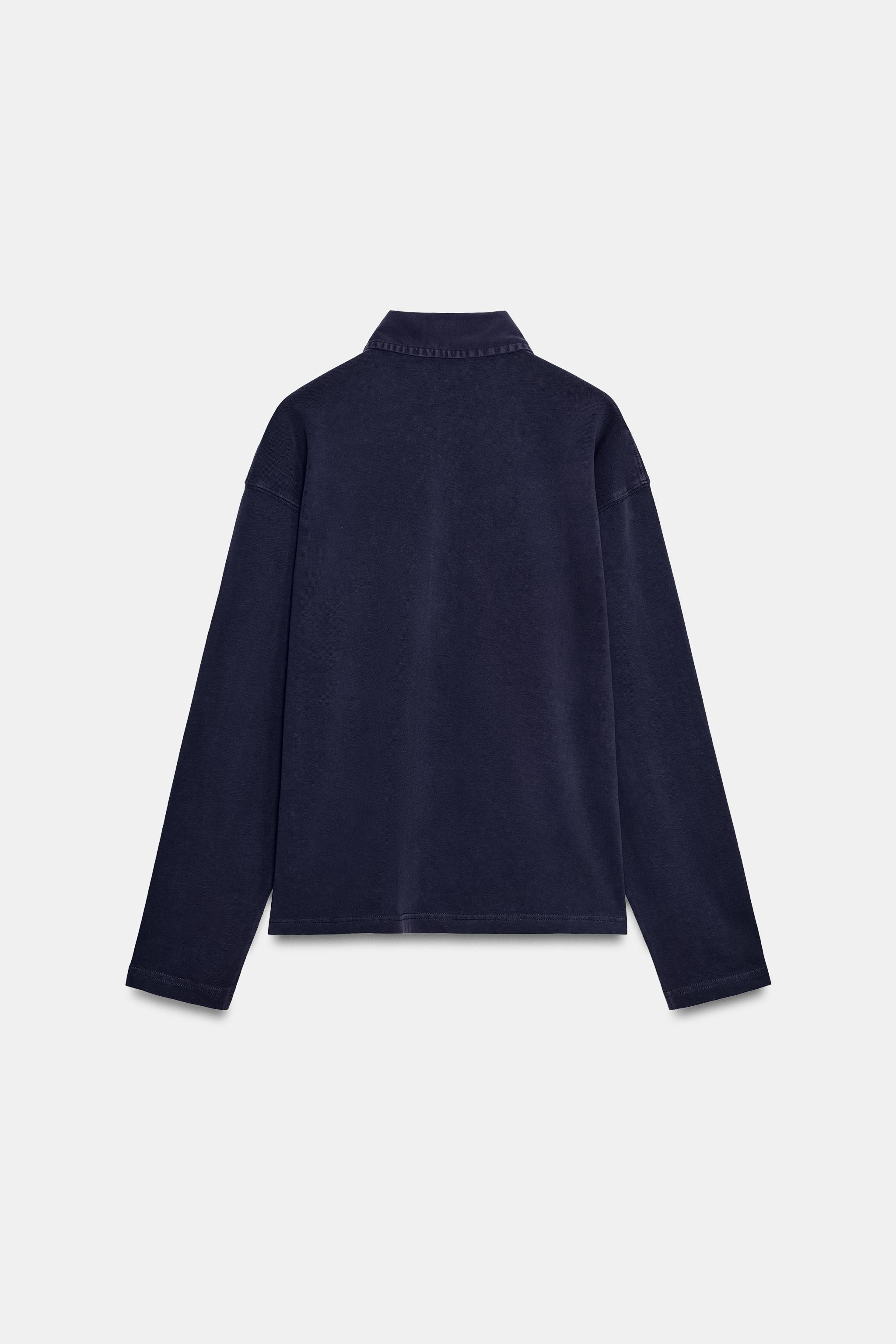COTTON OVERSIZE POLO SHIRT | Zara UK