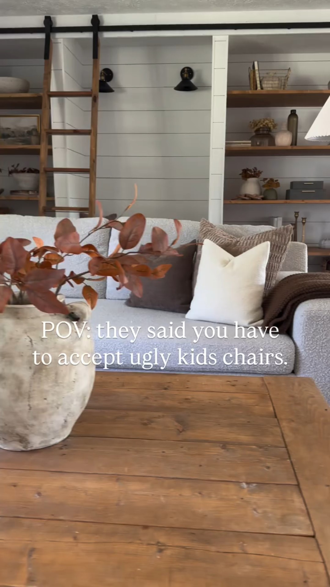 And my husband said I would have to change my aesthetic 😏 Isn’t this adorable and it’s under $60! Comment shop for the link ❤️

Modern home kids . Kids chair. Boucle kids chair.