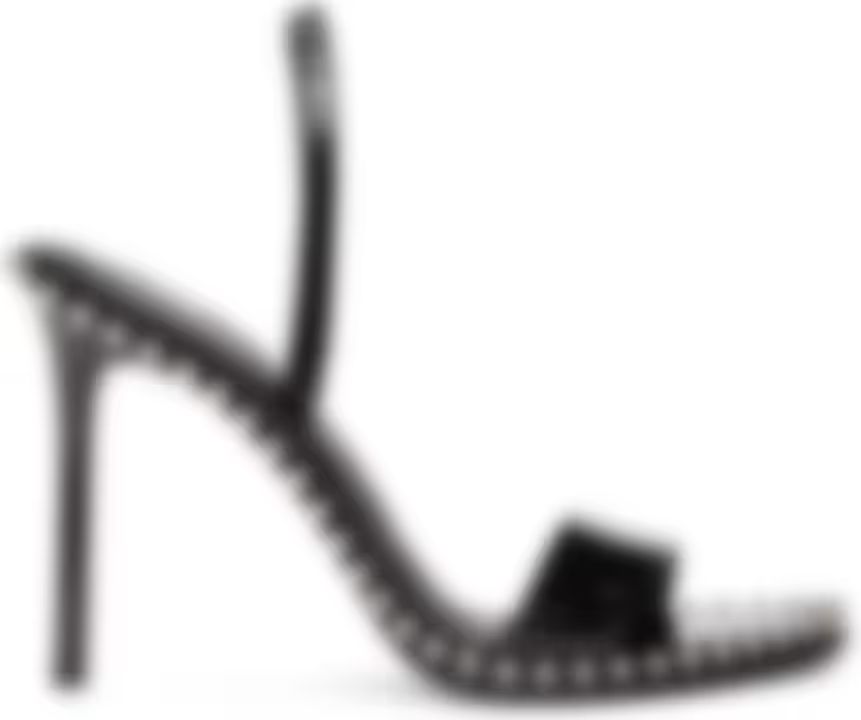 Black Patent Nova Heeled Sandals | SSENSE