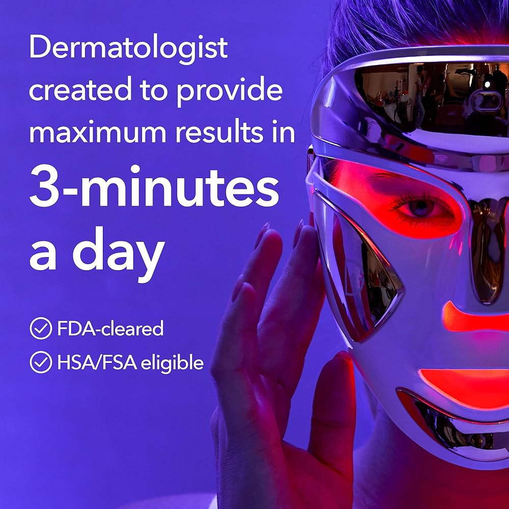 Dr. Dennis Gross DRx SpectraLite FaceWare Pro – LED Face Mask for Skin Rejuvenation with Dual R... | Amazon (US)