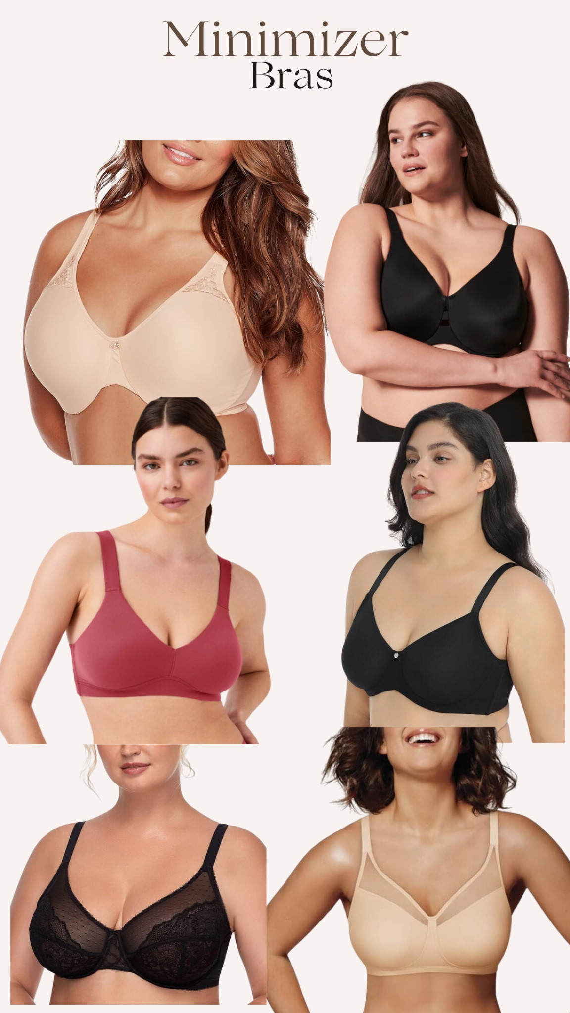 Minimizer Bras - Perfect to wear under sweatshirts in the fall & achieve a casual oversized feel or stop button down shirts from gaping with a large chest 

#LTKstyletip